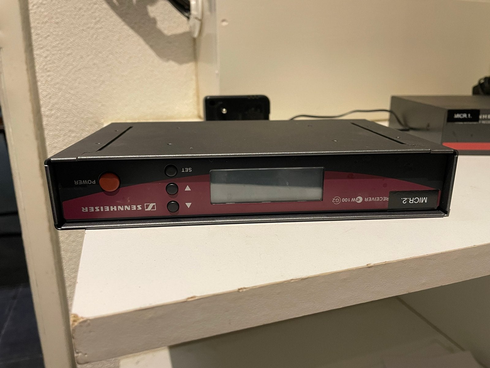 Sennheiser EM 100 G2 Microfoonontvanger (Oude Frequentie), Ophalen of Verzenden, Gebruikt, Overige typen, Draadloos