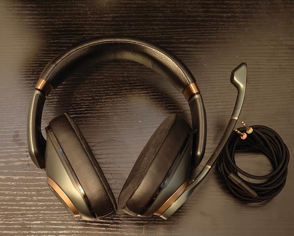 EPOS H6PRO Closed Headset Wired Head-band Gaming Black,Gold,, Ophalen of Verzenden, Zo goed als nieuw, Overige merken