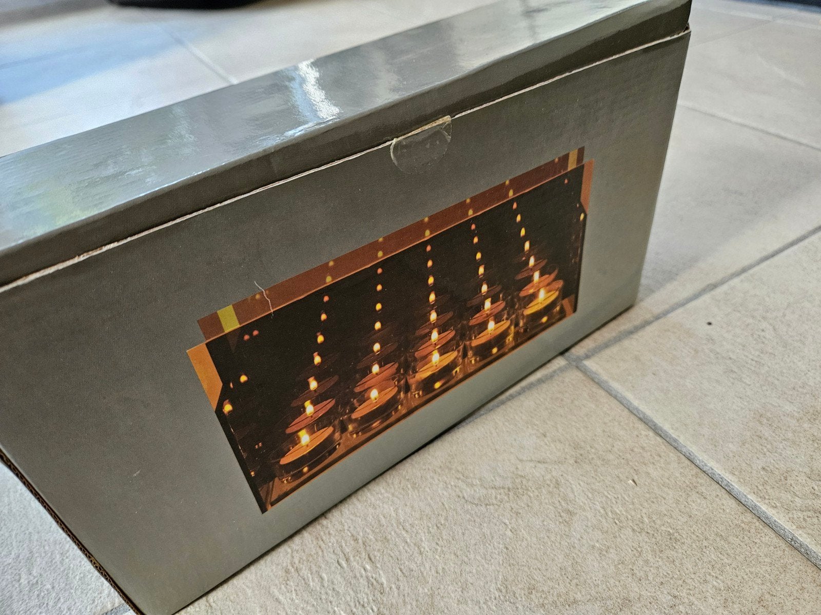 Gloednieuw Glazen windlicht/kandelaar voor sfeervolle verlic, Huis en Inrichting, Windlicht, Meerkleurig, Nieuw, Ophalen of Verzenden