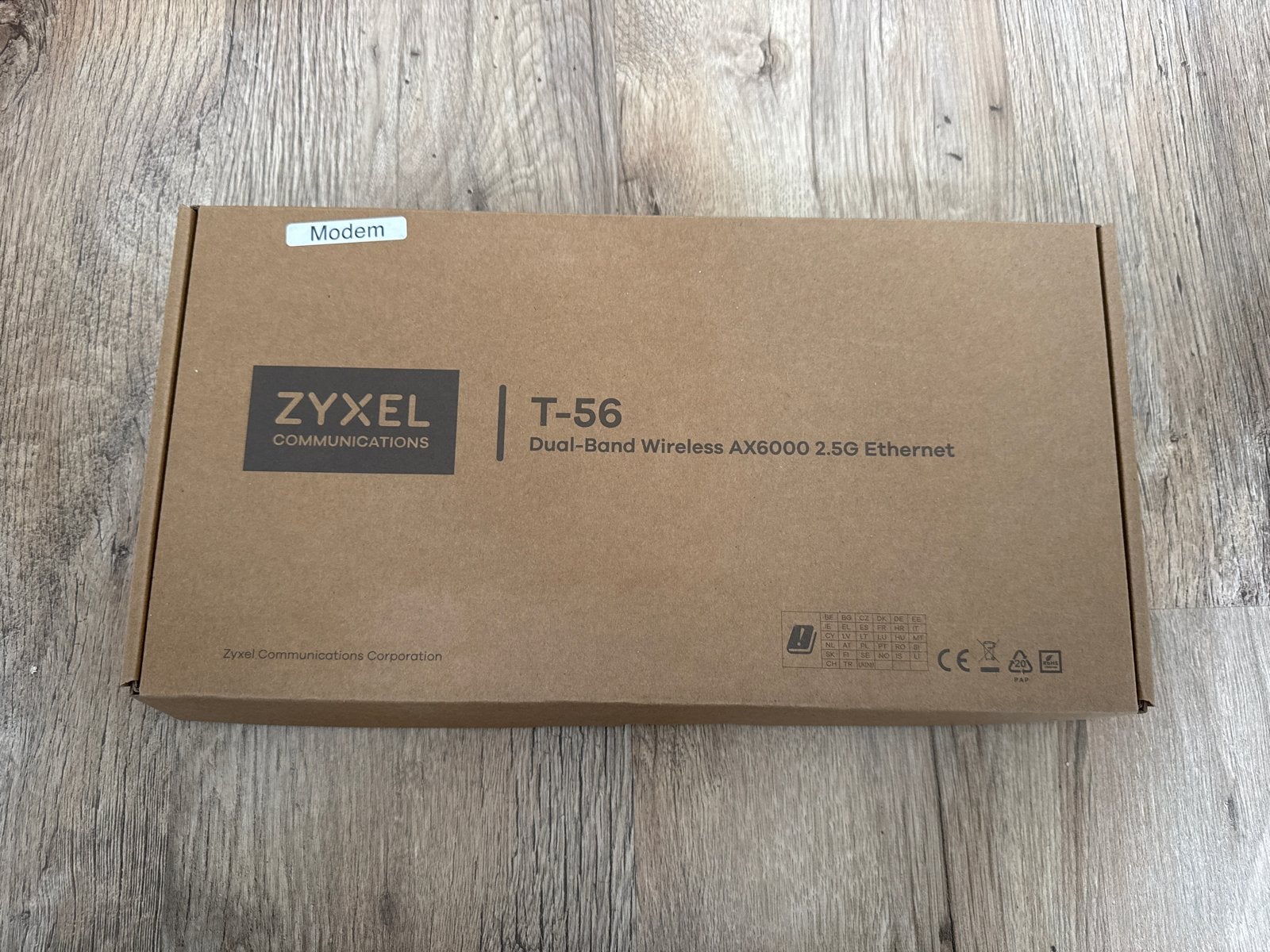 Zyxel T-56 Dual-Band Wireless AX6000 2.5G Ethernet Modem, Computers en Software, Ophalen of Verzenden, Nieuw