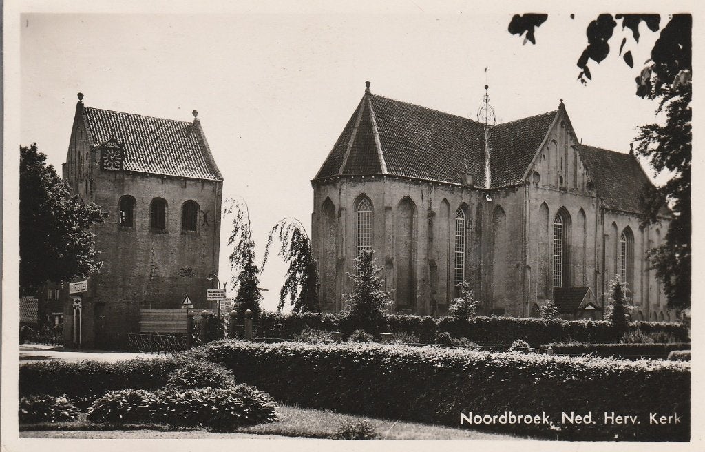 Noordbroek, Verzenden, 1960 tot 1980, Gelopen, Groningen