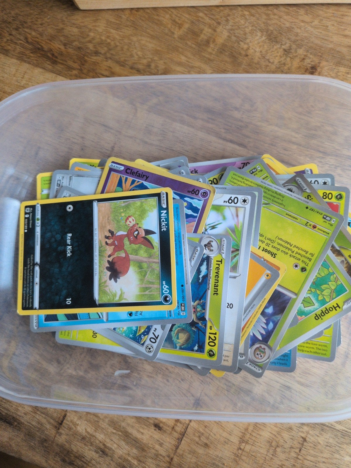 70 pokemon kaarten!, Ophalen of Verzenden, Zo goed als nieuw, Meerdere kaarten