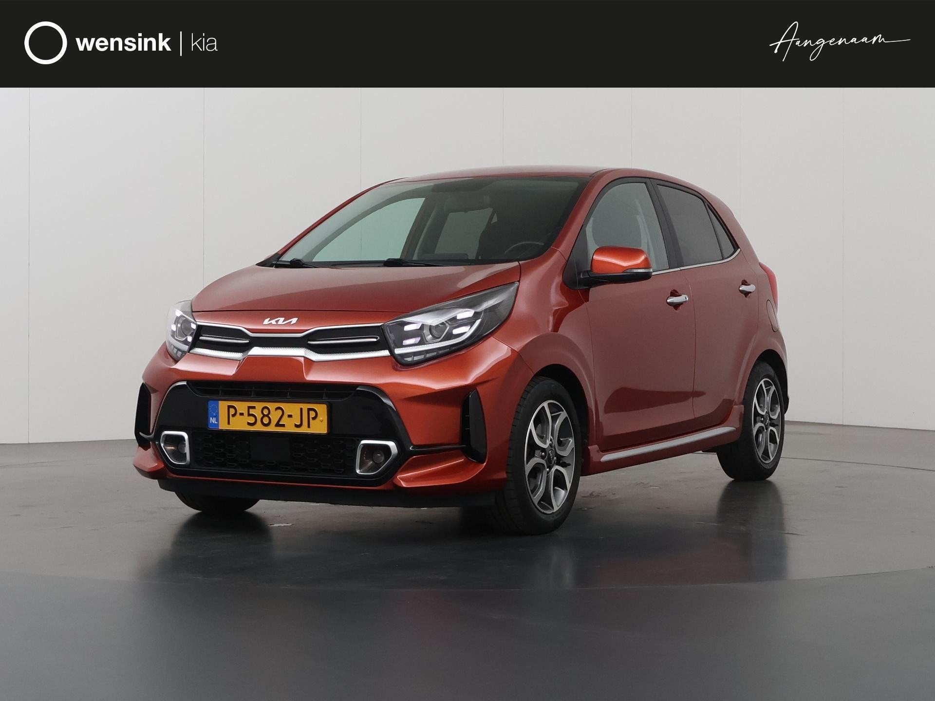 Kia Picanto 1.0 DPi GT-Line | Keyless | Navigatie | Parkeerc, Auto's, Gebruikt, Overige kleuren, 4 stoelen, Origineel Nederlands
