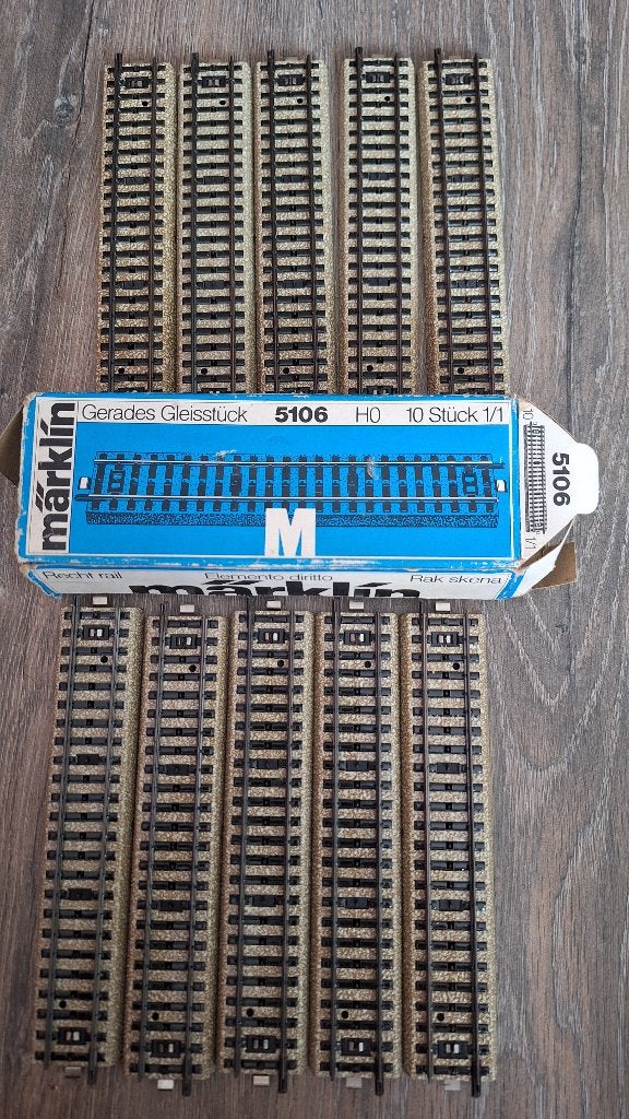 Marklin treinrails, Wisselstroom, Rails, Ophalen of Verzenden, Zo goed als nieuw