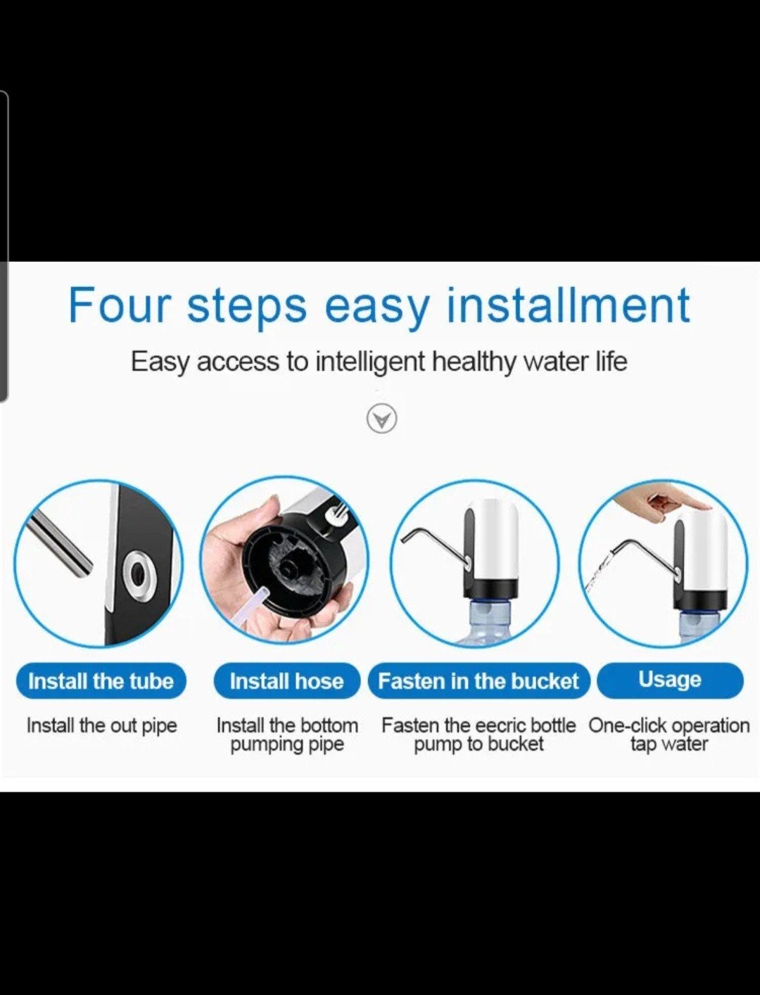 Automatische Waterdispenser - USB Oplaadbaar, Overige typen, Kunststof, Nieuw, Ophalen of Verzenden