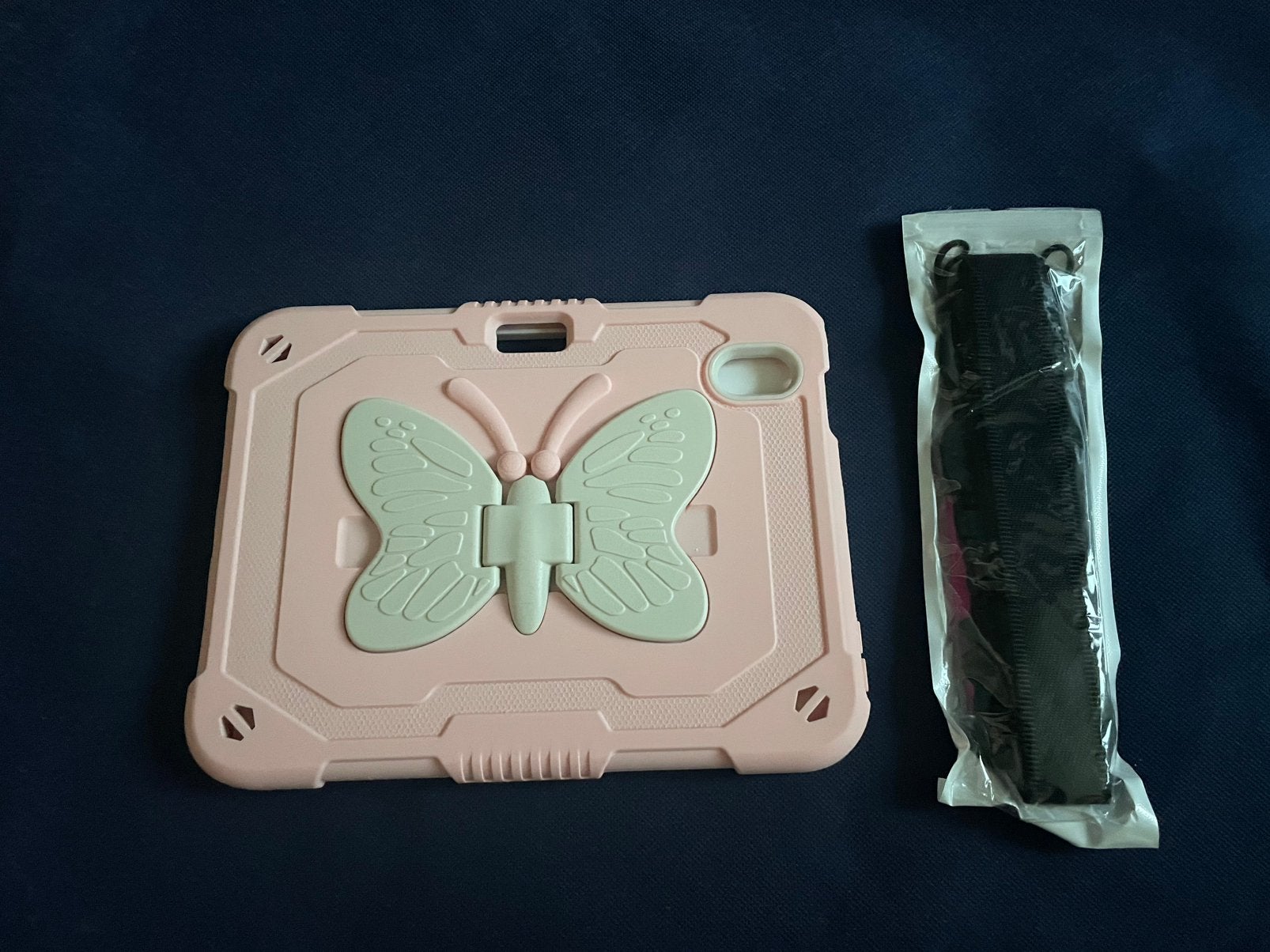 ipad mini 6 (2021) hoesje met vlinder kickstand, Met koord, Overige typen, Nieuw, Ophalen of Verzenden