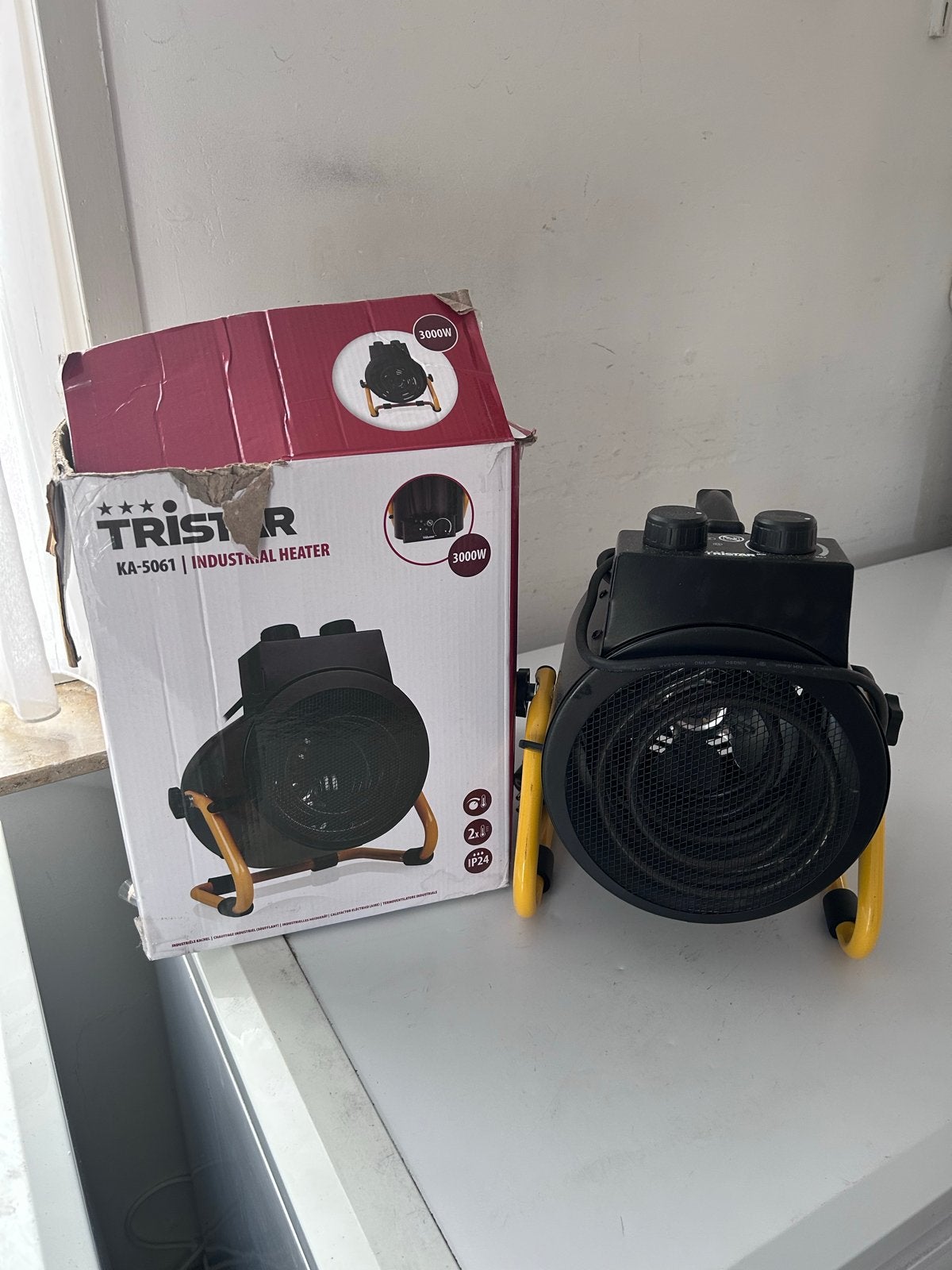 Tristar KA-5061 Industriële Heater 3000W, Minder dan 30 cm, Kachel, Minder dan 60 cm, Ophalen of Verzenden