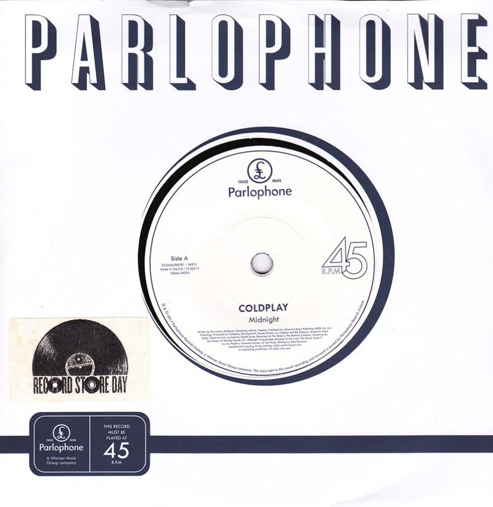 Coldplay - Midnight 7", Gebruikt, Limited edition, 7 inch, Single