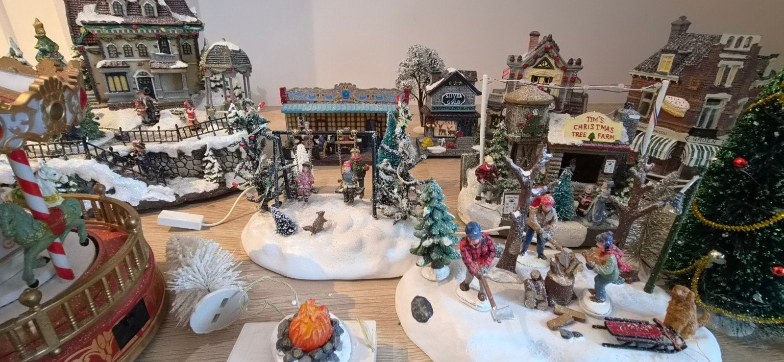 Compleet Kerstdorp, Ophalen