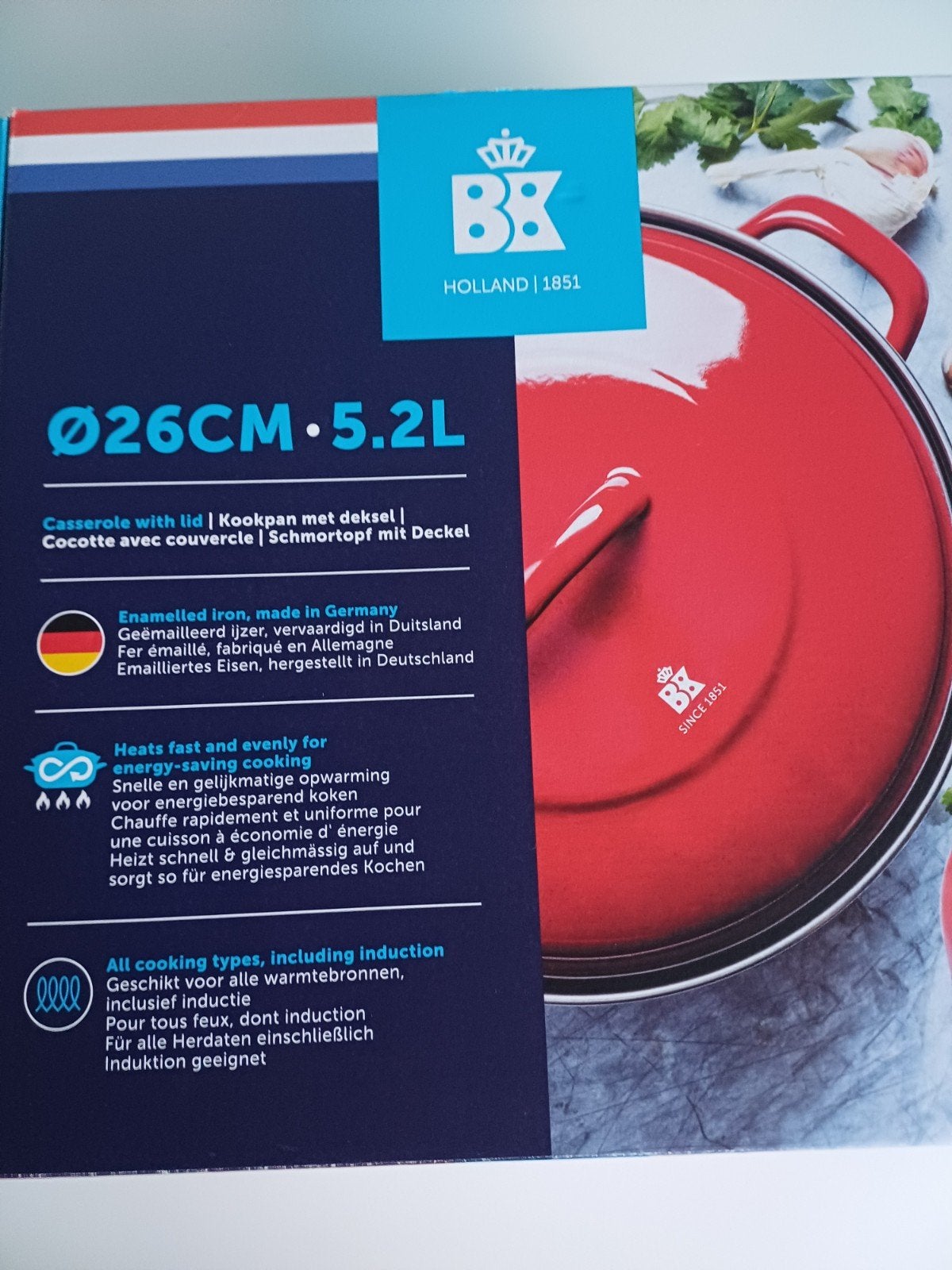 BK pan 5,2 l. (nieuw), Ophalen, PFAS-vrij, BK, Nieuw