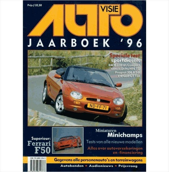 Autovisie Jaarboek 1996 #1 Nederlands, Ophalen of Verzenden, Gelezen, Algemeen