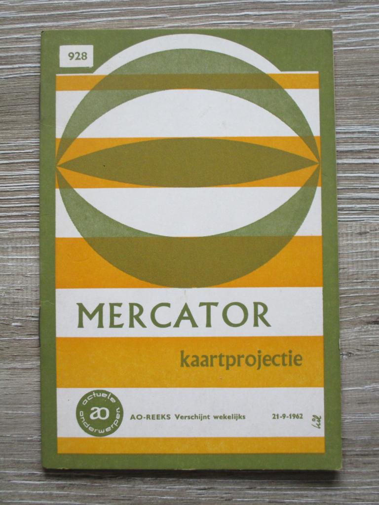 AO 928 Mercator kaartprojectie, Ophalen of Verzenden, Gelezen, Europa