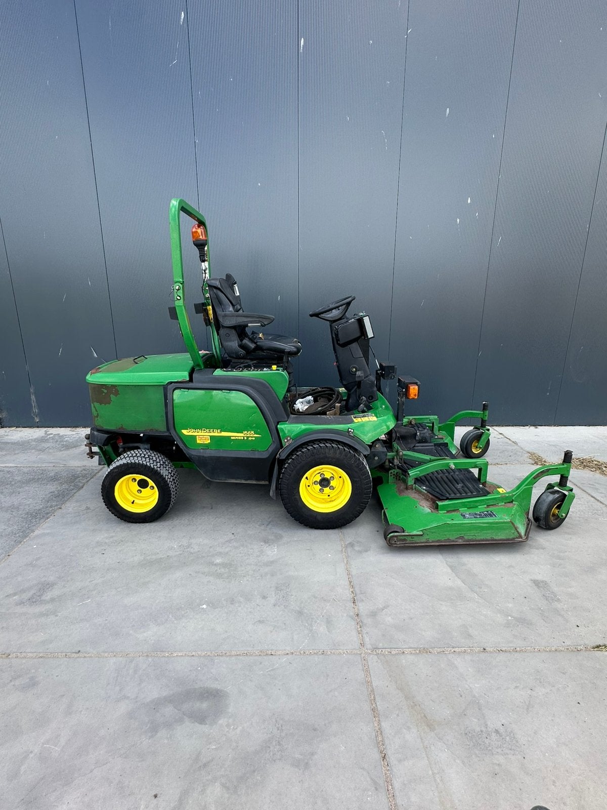 John Deere 1565 frontmaaier, Ophalen, Gebruikt, @, Jd