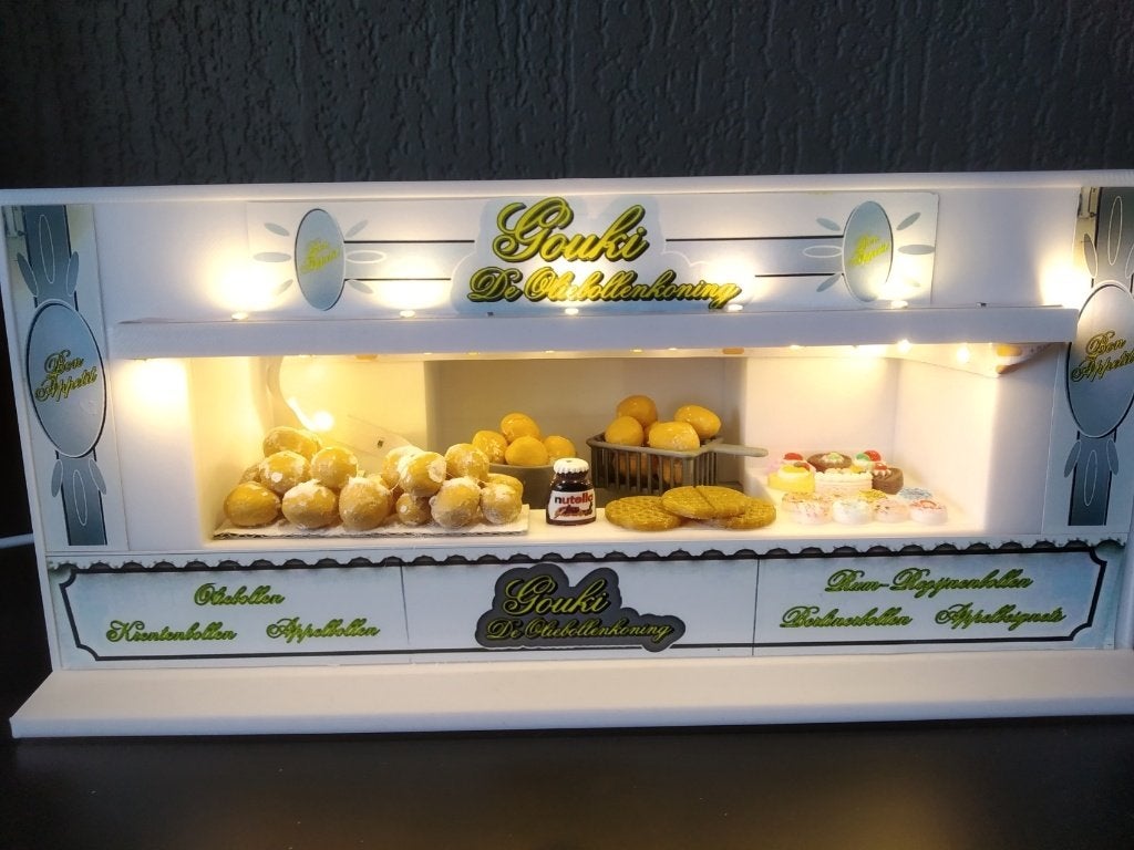 Gouki De Oliebollenkoning met uitschuif MINIATUUR, Ophalen of Verzenden, Nieuw, 1:32 tot 1:50