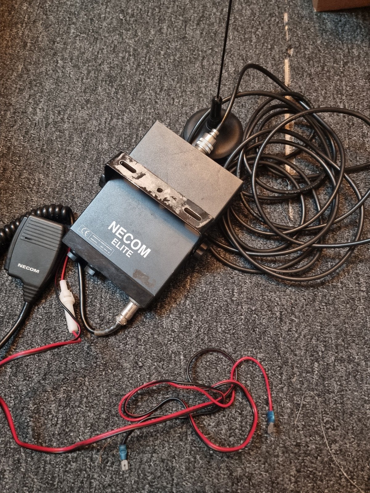 Necom Elite CB Radio met microfoon en antenne, Ophalen of Verzenden