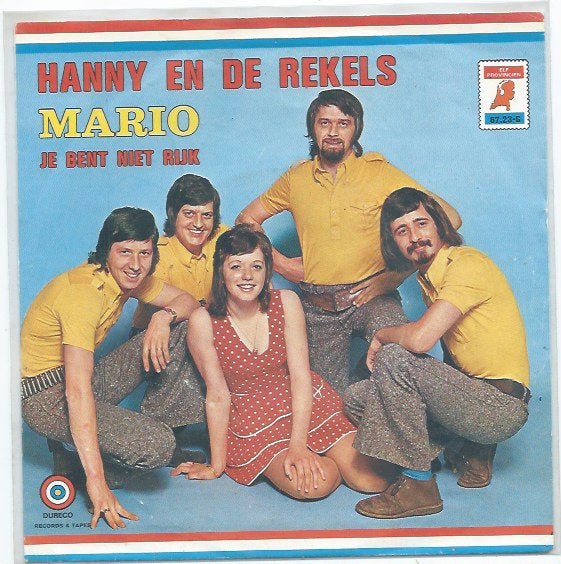 Hanny en de Rekels- MARIO, 7 inch, Ophalen of Verzenden, Zo goed als nieuw, Levenslied of Smartlap