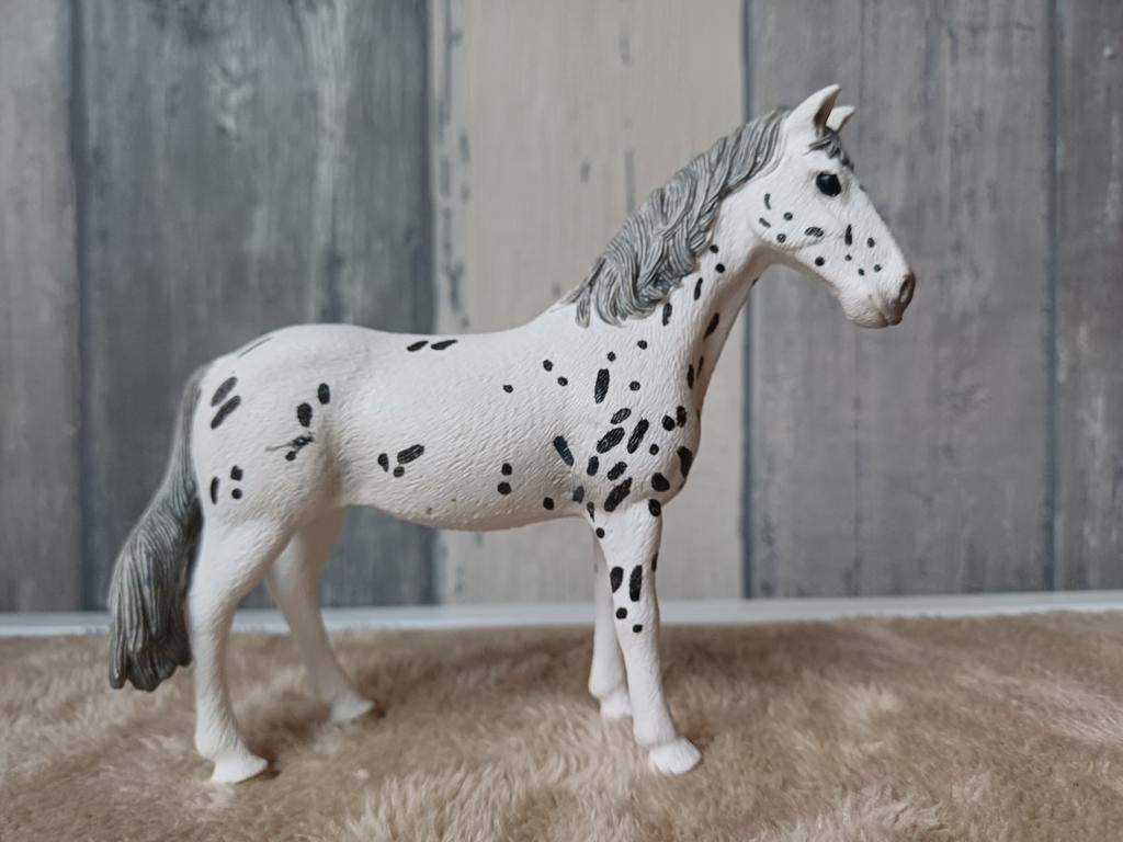Schleich Knabstrupper merrie, Ophalen of Verzenden, Zo goed als nieuw, Paard, Beeldje of Figuurtje