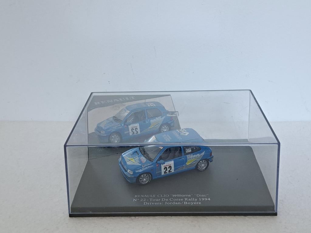 Renault Clio Williams Rally Tour de Corse 1994 Jordan (2), Ophalen of Verzenden, Auto, Universal Hobbies