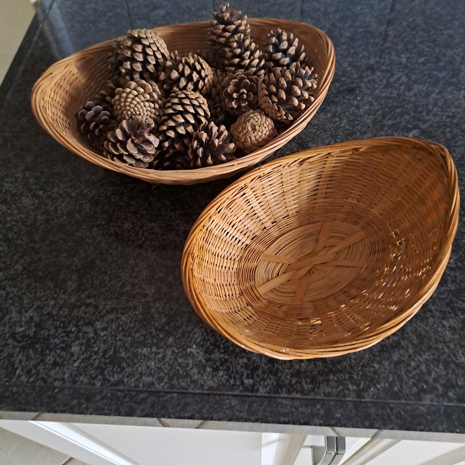 leuke verschillende  rieten manden, Ophalen of Verzenden