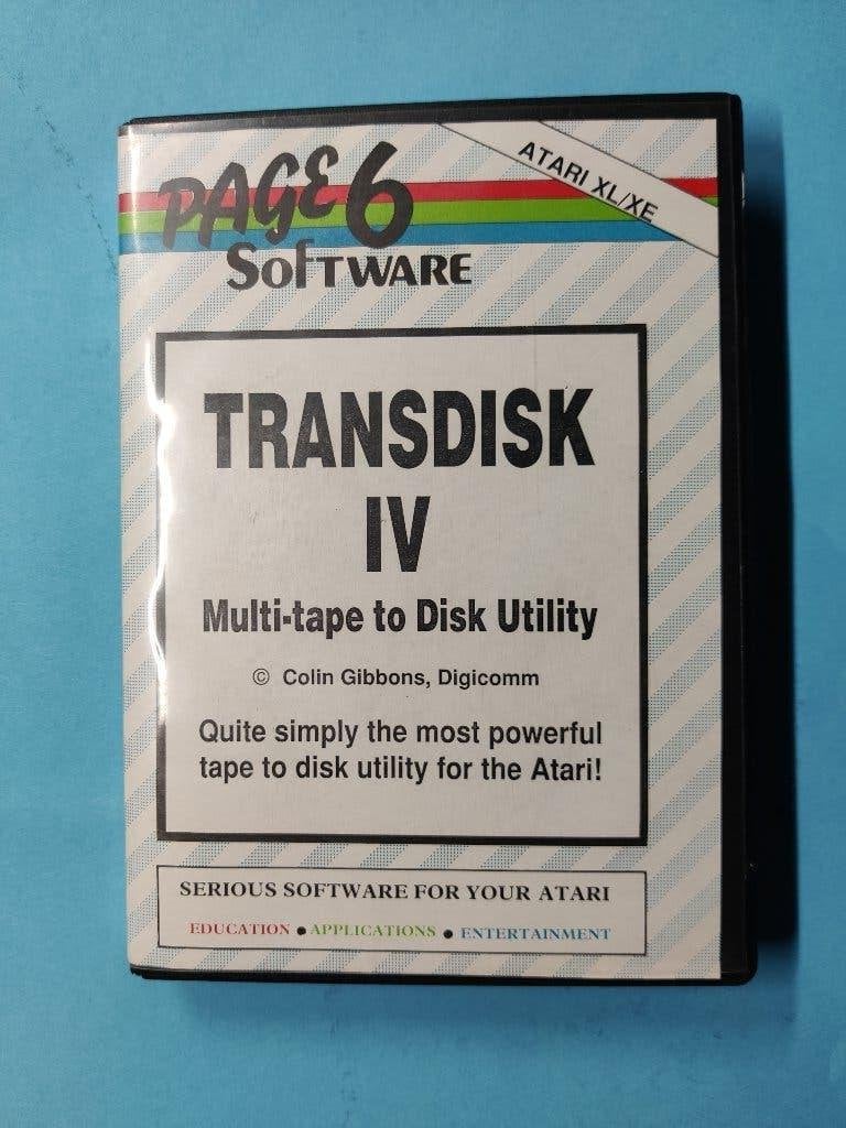 Atari XL/XE Page 6 Software Transdisk IV - Zeldzaam!, Spelcomputers en Games, Ophalen of Verzenden, Zo goed als nieuw, Overige modellen