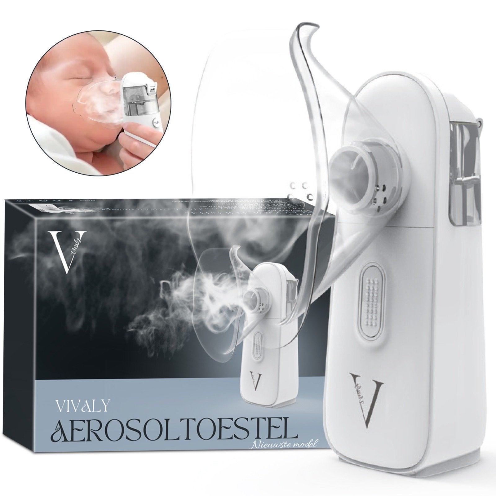 Vivaly Ultrasone Vernevelaar - Aerosoltoestel, Ophalen of Verzenden, Nieuw, Overige typen