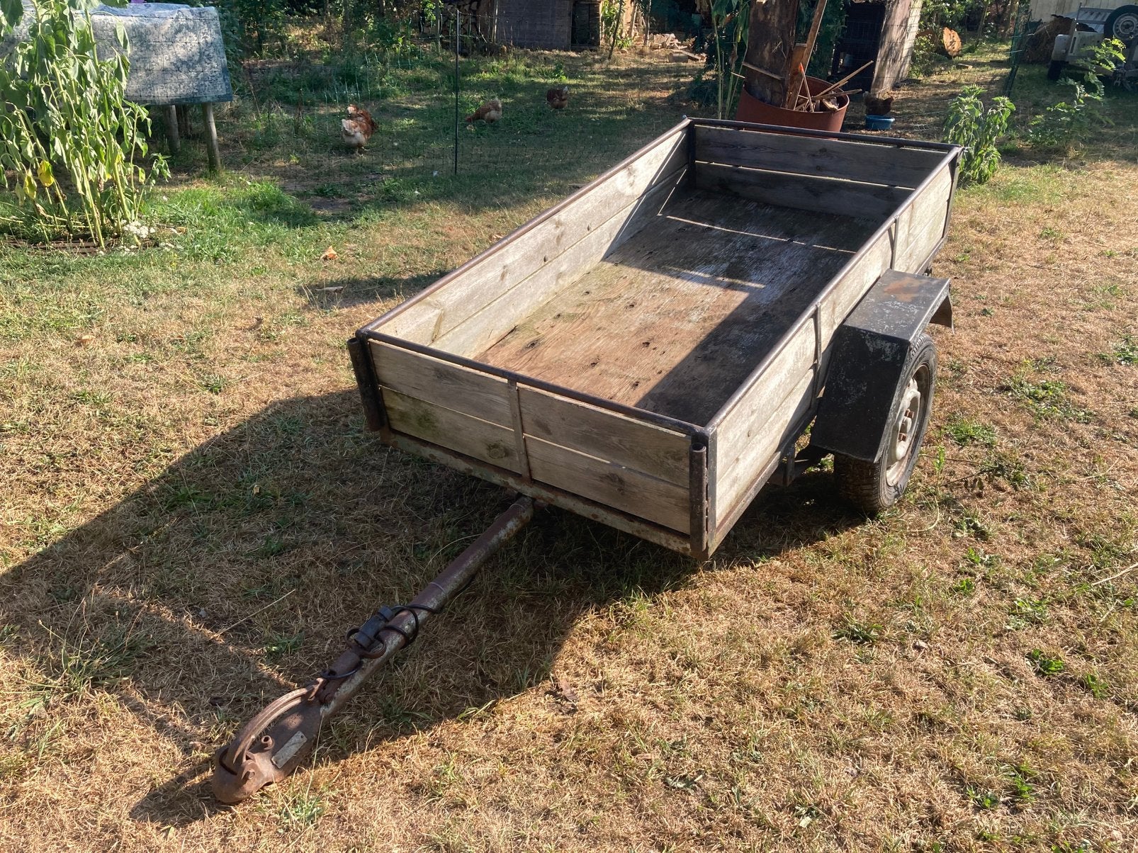 Aanhangwagen, Ophalen, Gebruikt