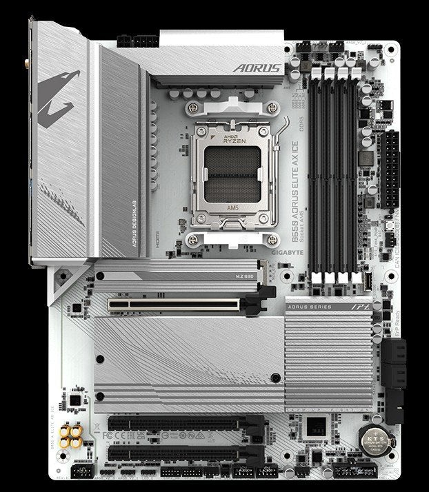 Gigabyte B650 Aorus Elite AX Ice, Gebruikt, Ophalen of Verzenden, ATX, DDR5