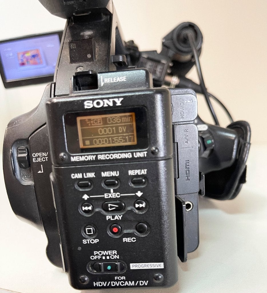 SONY HVR-Z5E professionele HDV/MiniDV camera+MemoryRecording, Mini dv, N, 20x of meer, Ophalen of Verzenden