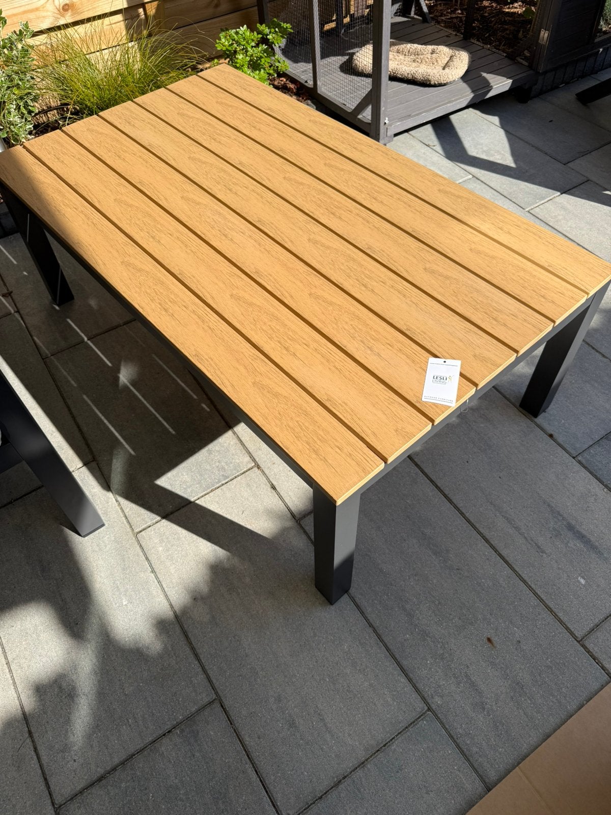 Nieuwe salontafel met bamboe blad, Ophalen, Nieuw, Rond