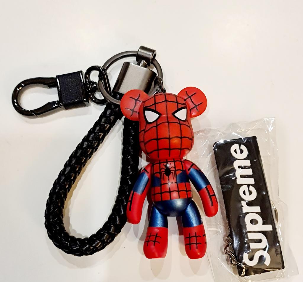 Supreme Bearbrick Spiderman Sleutelhanger, Verzenden, Nieuw, Knuffel of Figuurtje