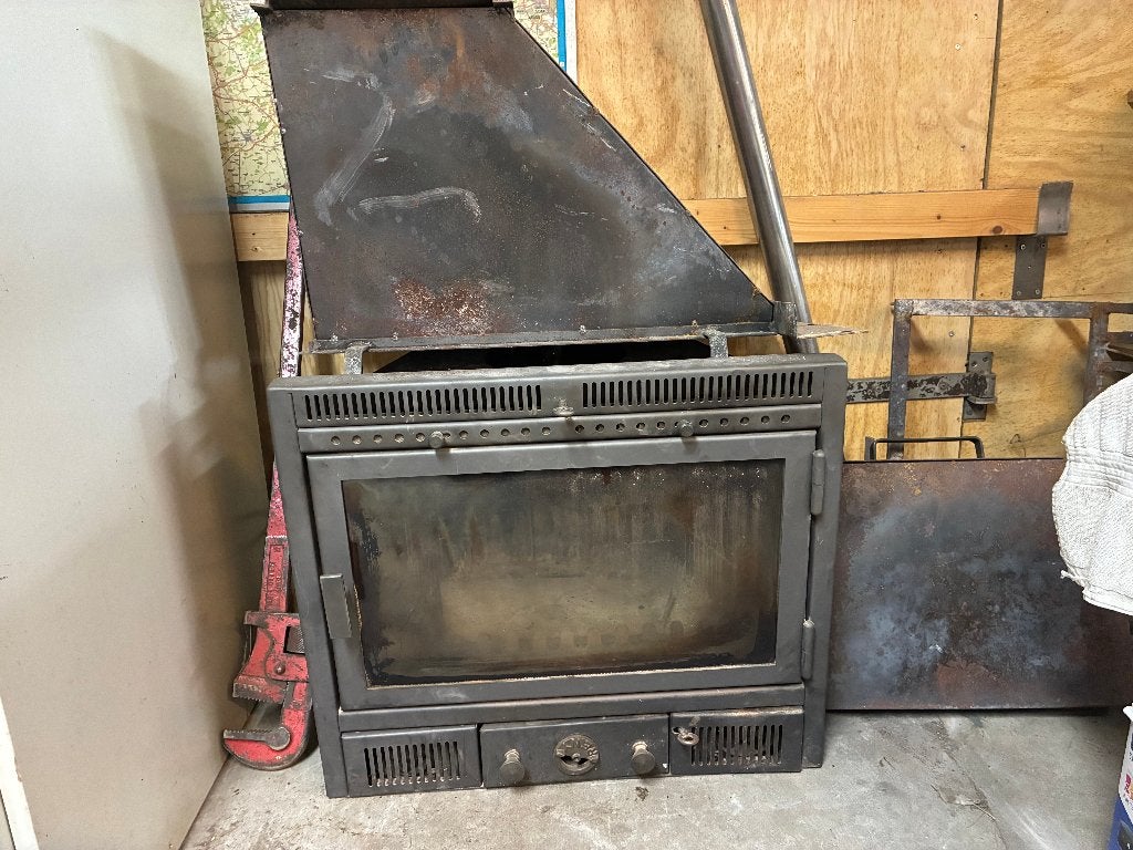 inbouw houtkachel, Huis en Inrichting, Kachels, Ophalen, Gebruikt, Houtkachel, Inbouw