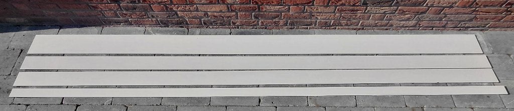 Nieuwe HPL-plaat restanten – Crèmewit RAL 9001 – 6 mm dik, Doe-het-zelf en Verbouw, Ophalen, Nieuw, HPL, Minder dan 20 mm