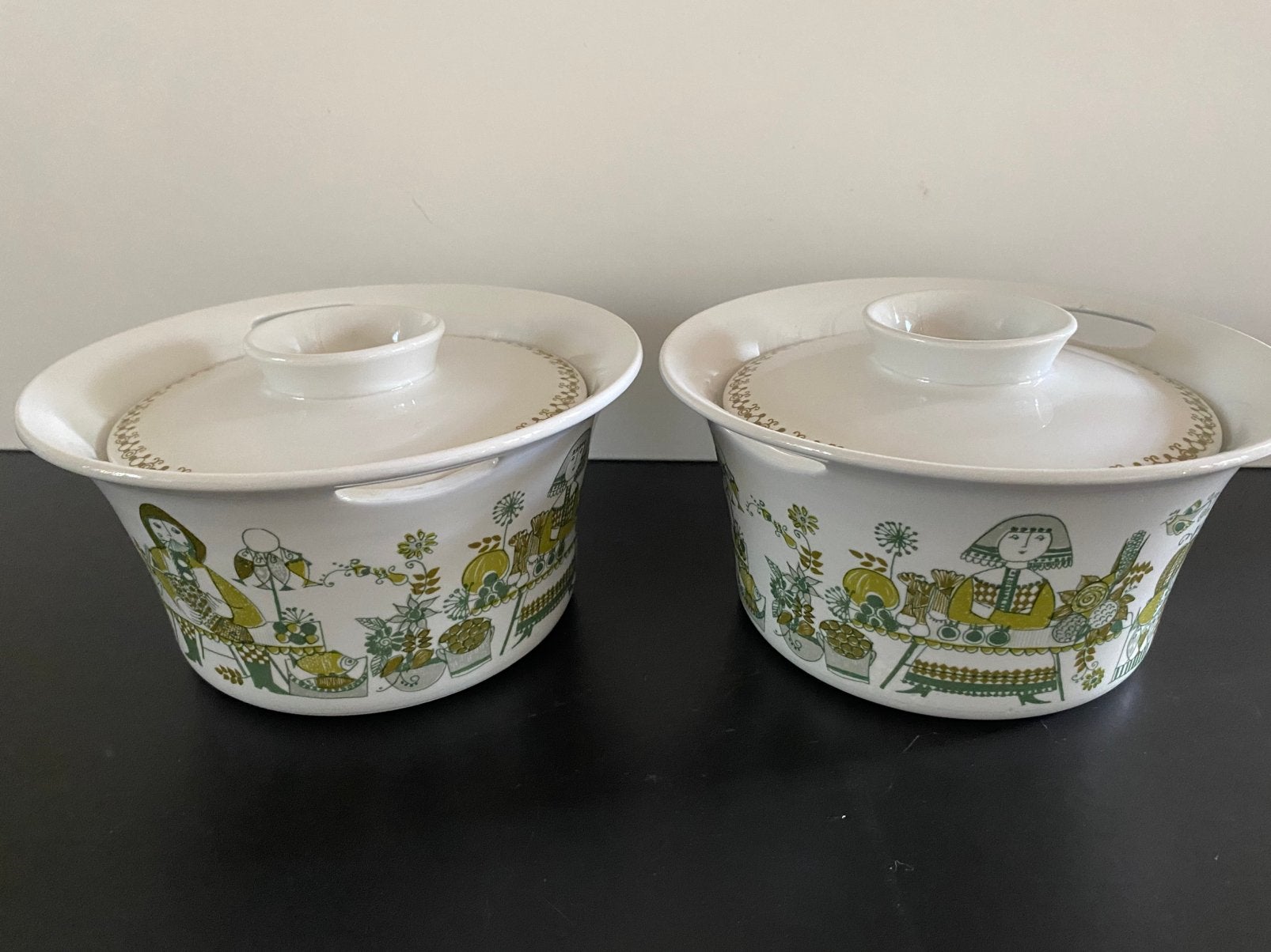 Twee Figgjo Flint Norway servies . Market . Turi design., Huis en Inrichting, Keuken | Potten en Pannen, Ophalen of Verzenden