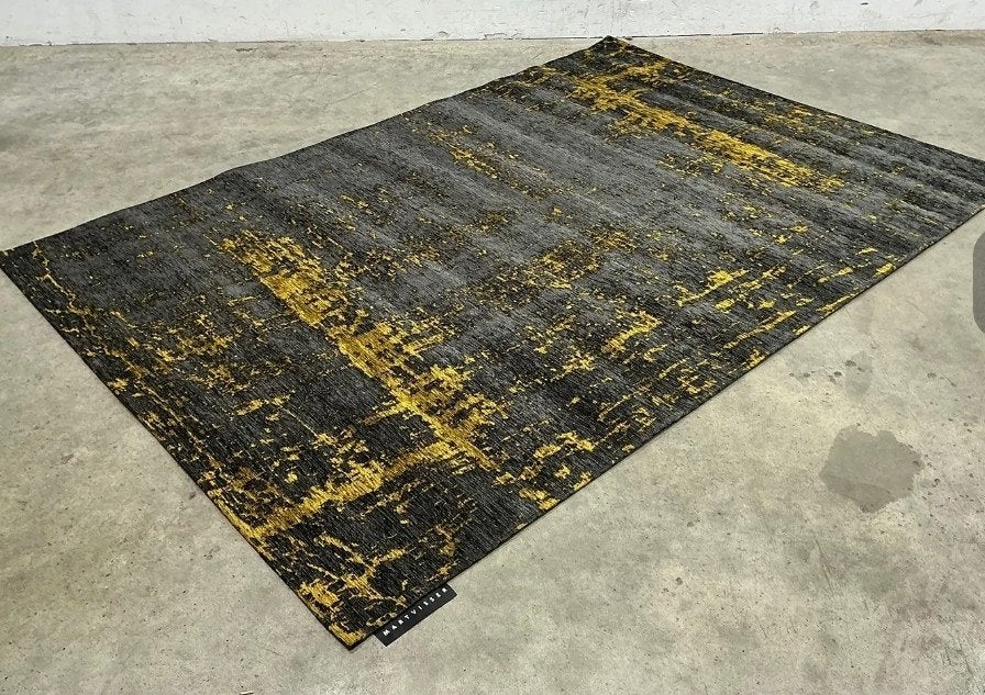Nieuw Mart Visser tapijt 155x230 cm - Grijs/Goud, Huis en Inrichting, Stoffering | Tapijten en Kleden, Ophalen, Grijs, Rechthoekig