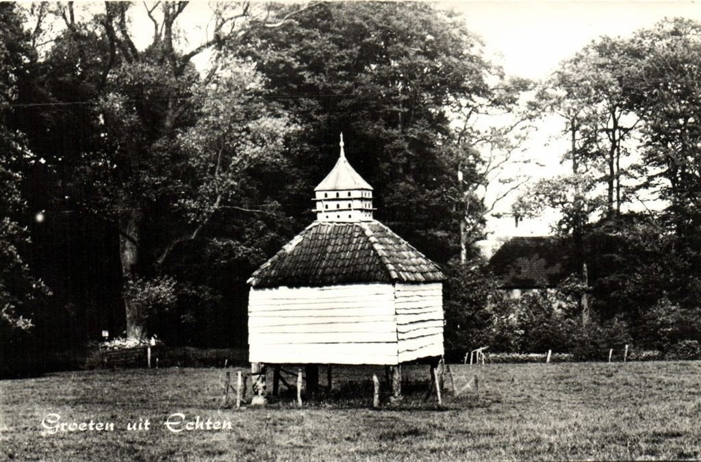 Groeten uit Echten - Duiventil - ongelopen, Ophalen of Verzenden, 1960 tot 1980, Ongelopen, Drenthe
