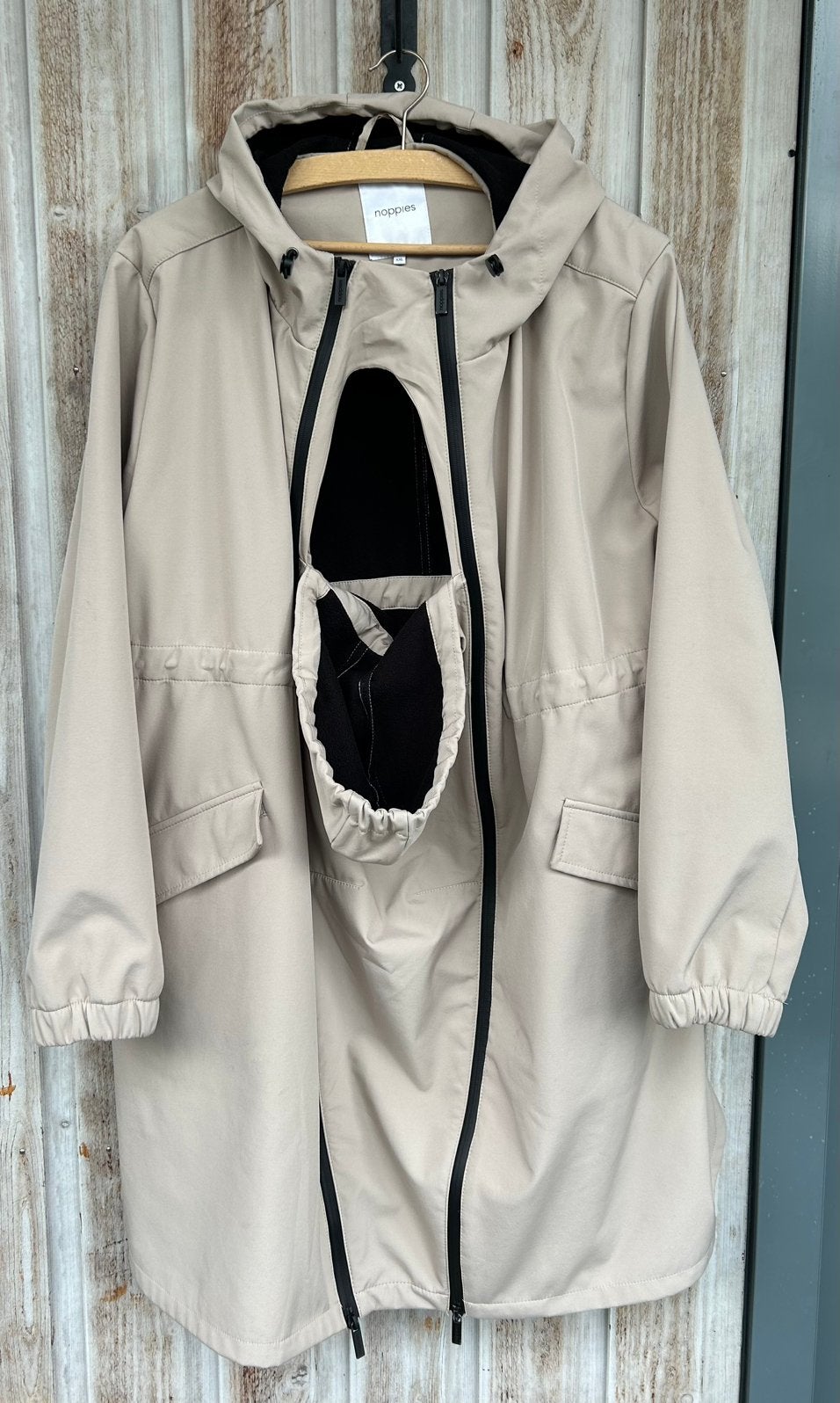 Noppies zwangerschapsjas & draagjas, Ophalen of Verzenden, Gedragen, Beige, Overige typen