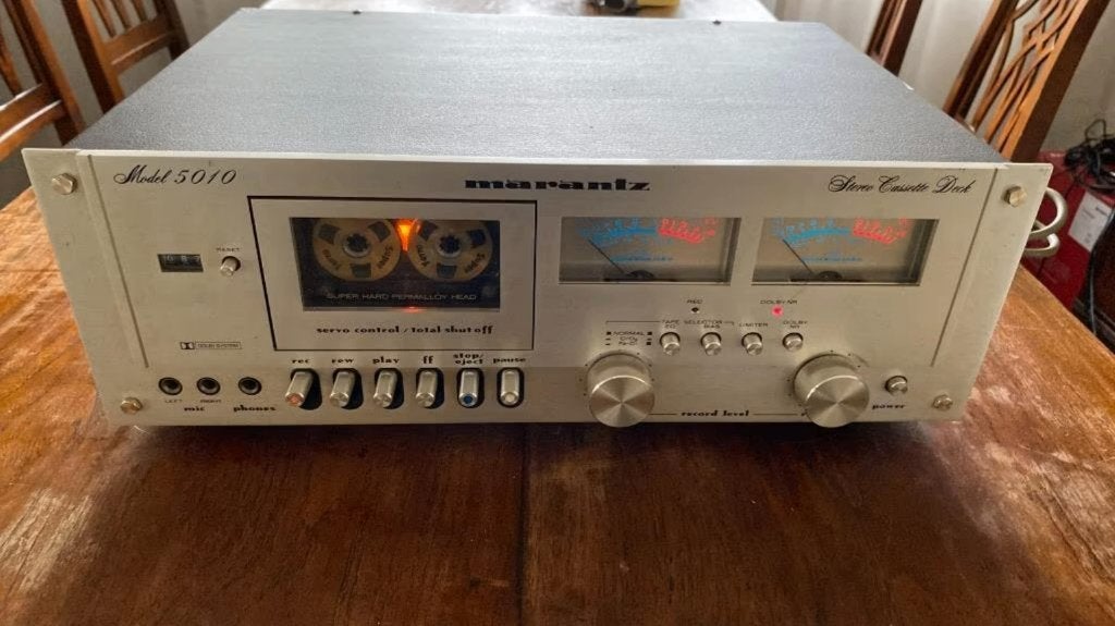 Marantz 5010 cassettedeck, Audio, Tv en Foto, Cassettedecks, Enkel, Marantz, Tape counter, Ophalen of Verzenden
