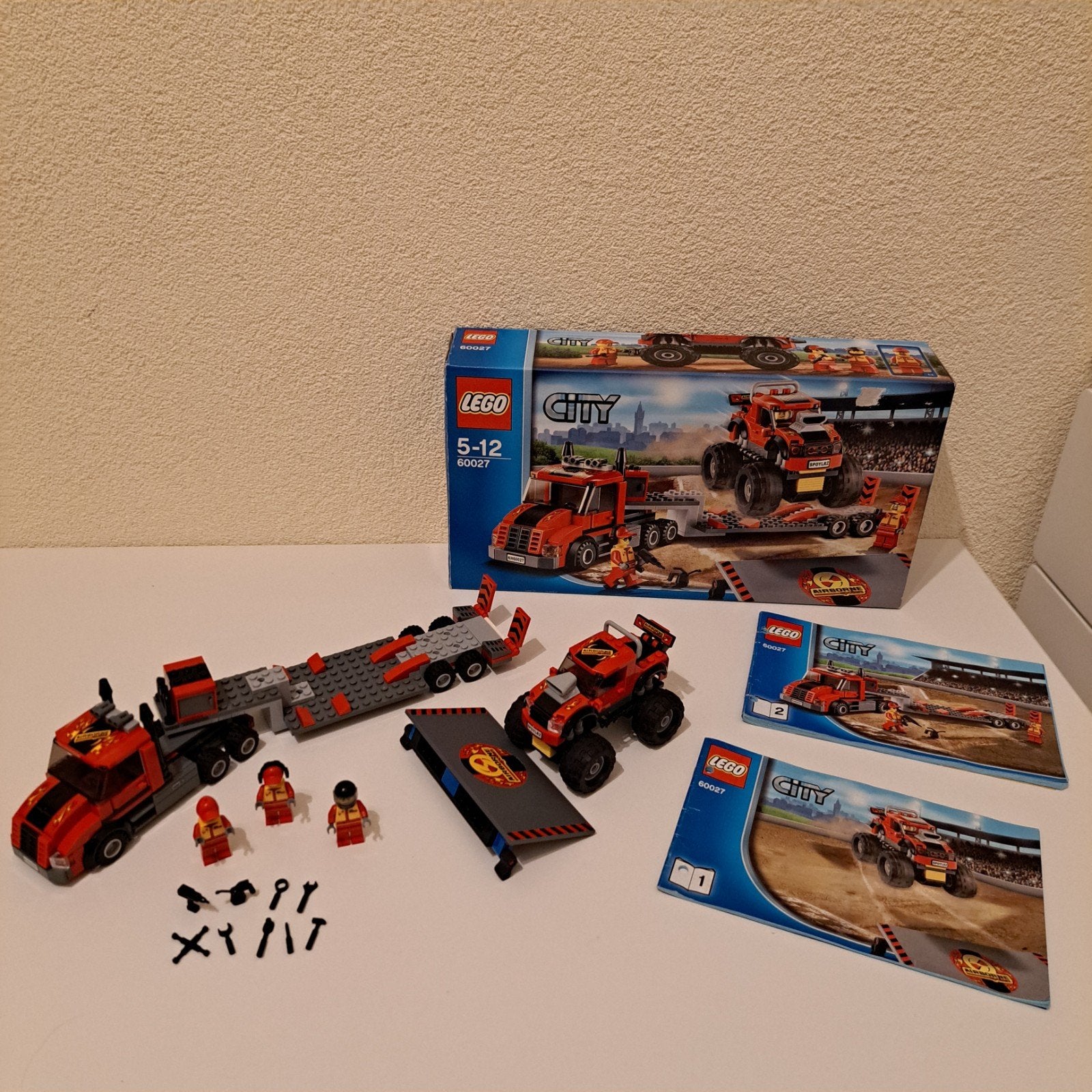 Lego City 60027 Monstertruck Transport., Ophalen of Verzenden, Zo goed als nieuw, Lego