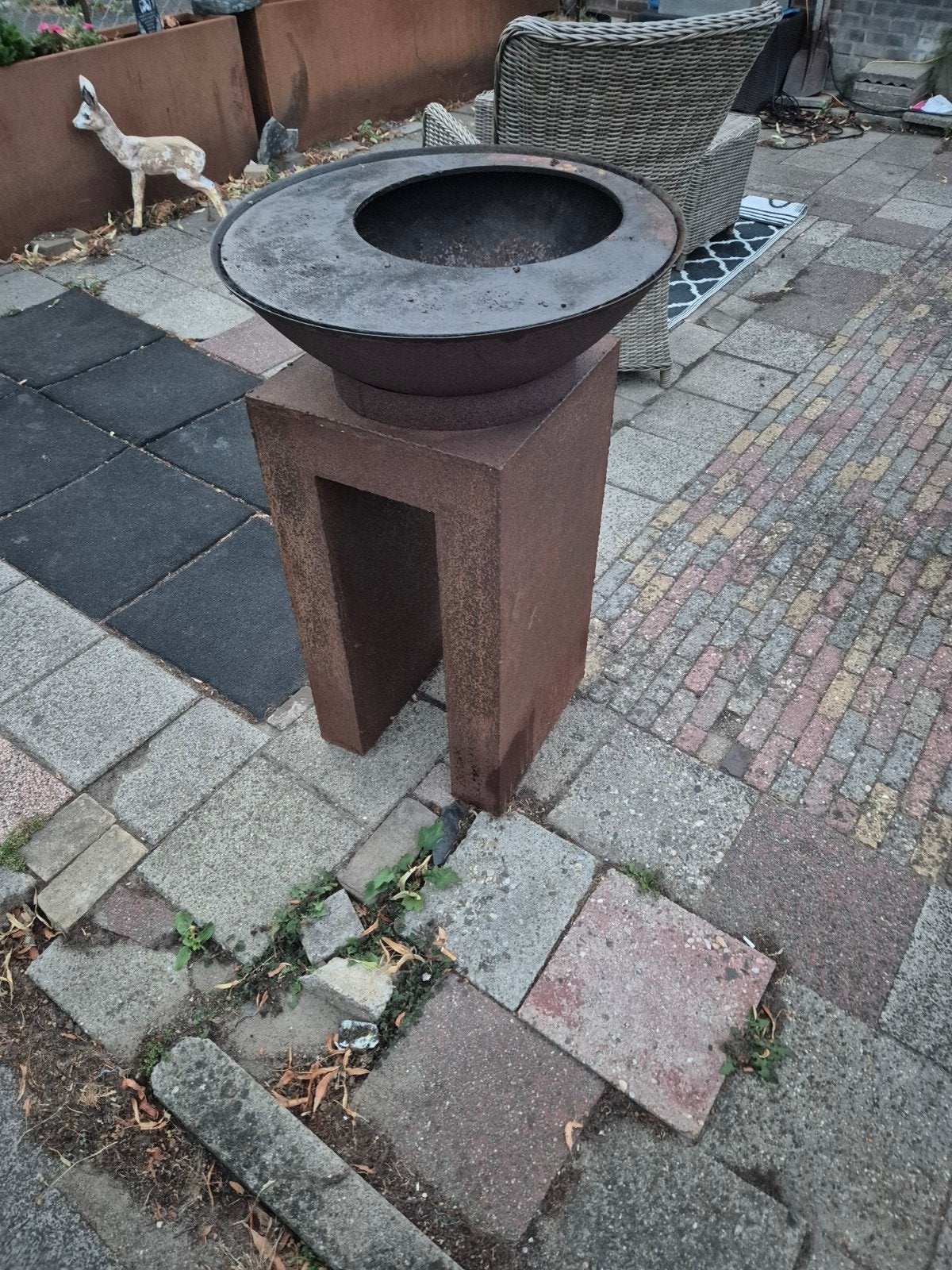 tekoop plancha grill cortenstaal, Ophalen