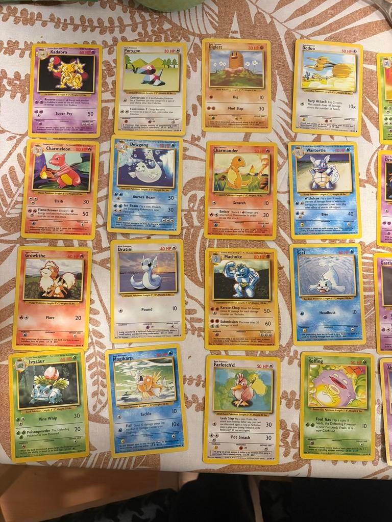 Pokemon kaarten jungle set, Ophalen, Zo goed als nieuw, Meerdere kaarten