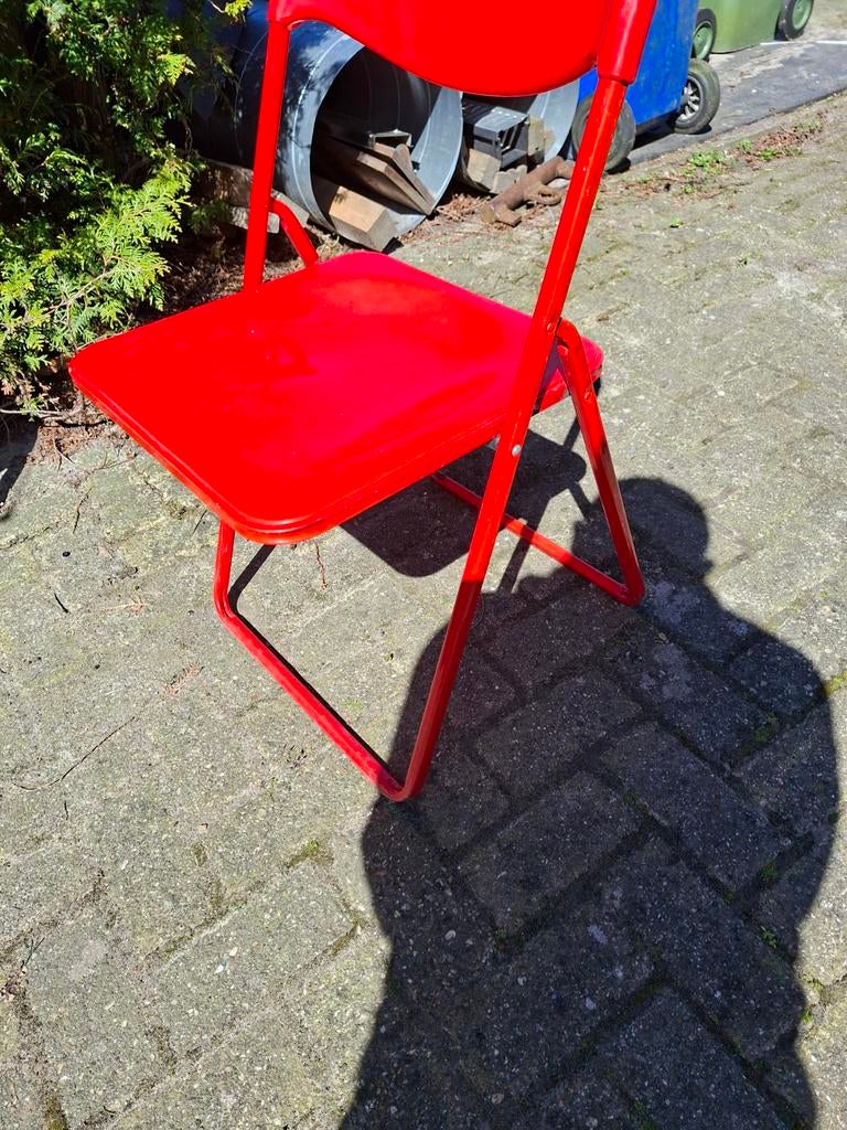 Klapstoelen jaren 90, Tuin en Terras, Ophalen, Gebruikt