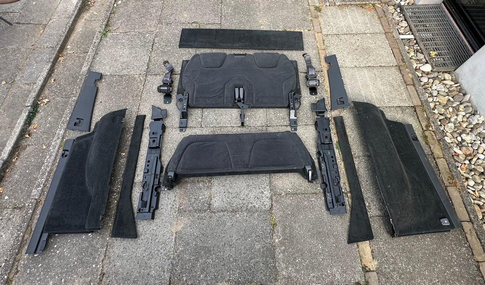 Bankje 7 zitplaatsen Volvo V70 2001-2006, Auto-onderdelen, Interieur en Bekleding, Ophalen, Gebruikt, Volvo