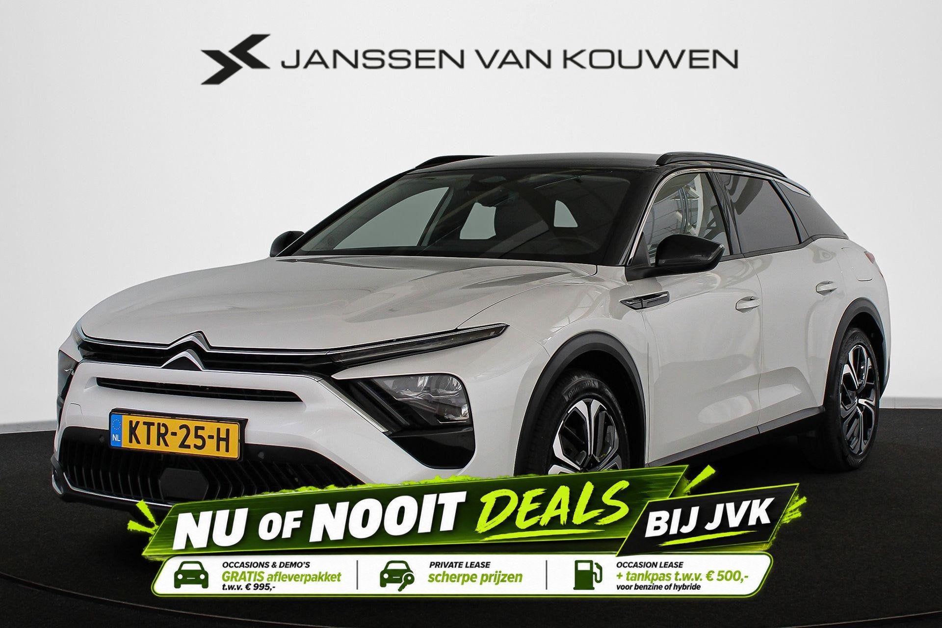 Citroen C5 X 1.6 Plug-in Hybrid 180 Plus Stoel-Stuurverwarmi, Auto's, Citroën, 1350 kg, Gebruikt, 4 cilinders, 181 pk