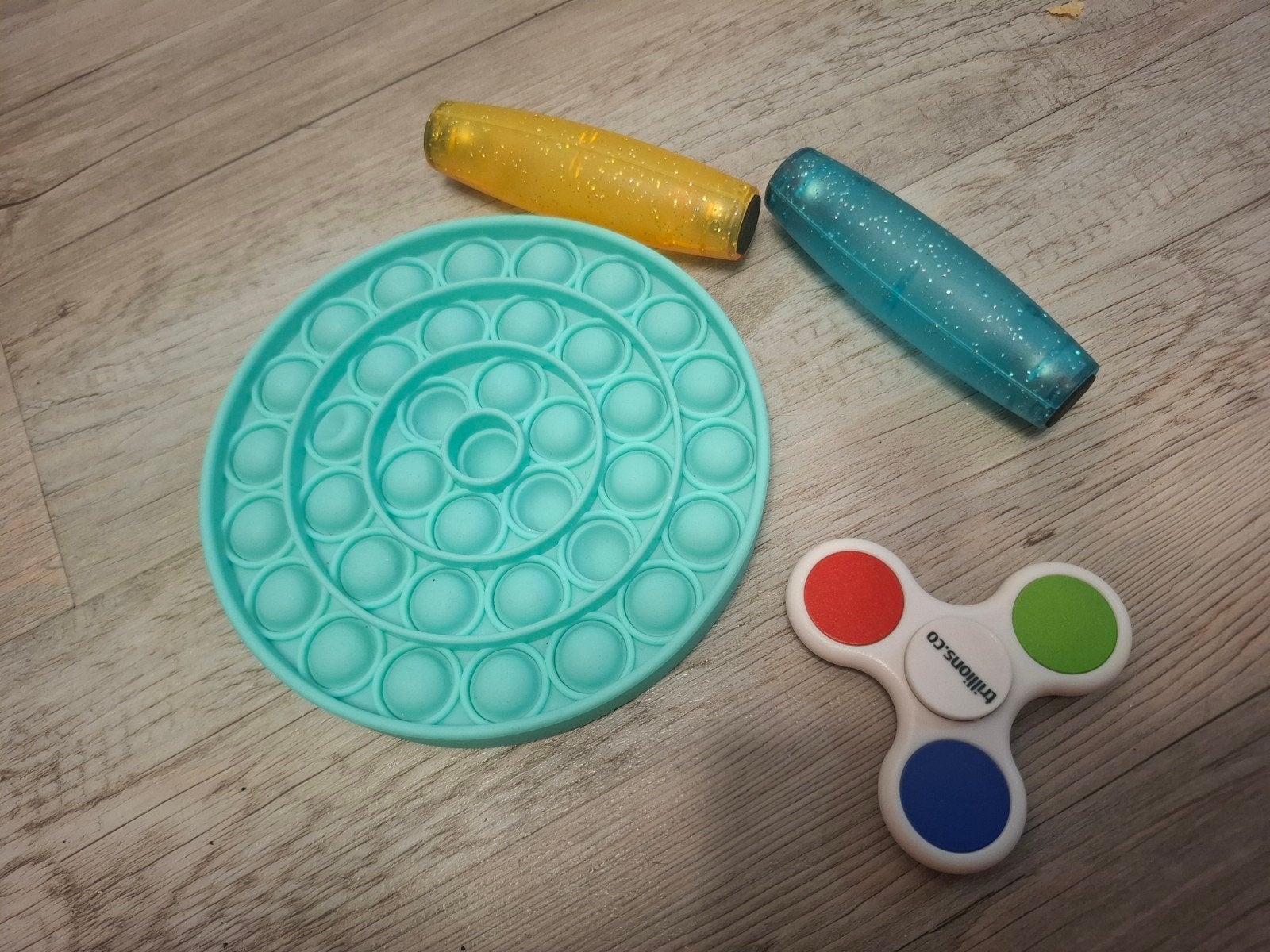 Fidget speelgoed set: Pop-it, Fidget Spinners, Fidget Sticks, Ophalen of Verzenden, Gebruikt, Jongen of Meisje
