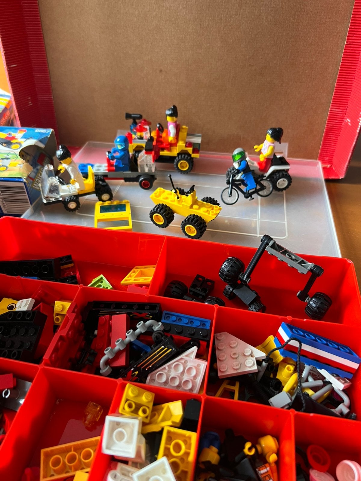 Vintage LEGO System jaren '90 kavel - Voertuigen, doosjes, D, Ophalen of Verzenden, Zo goed als nieuw, D