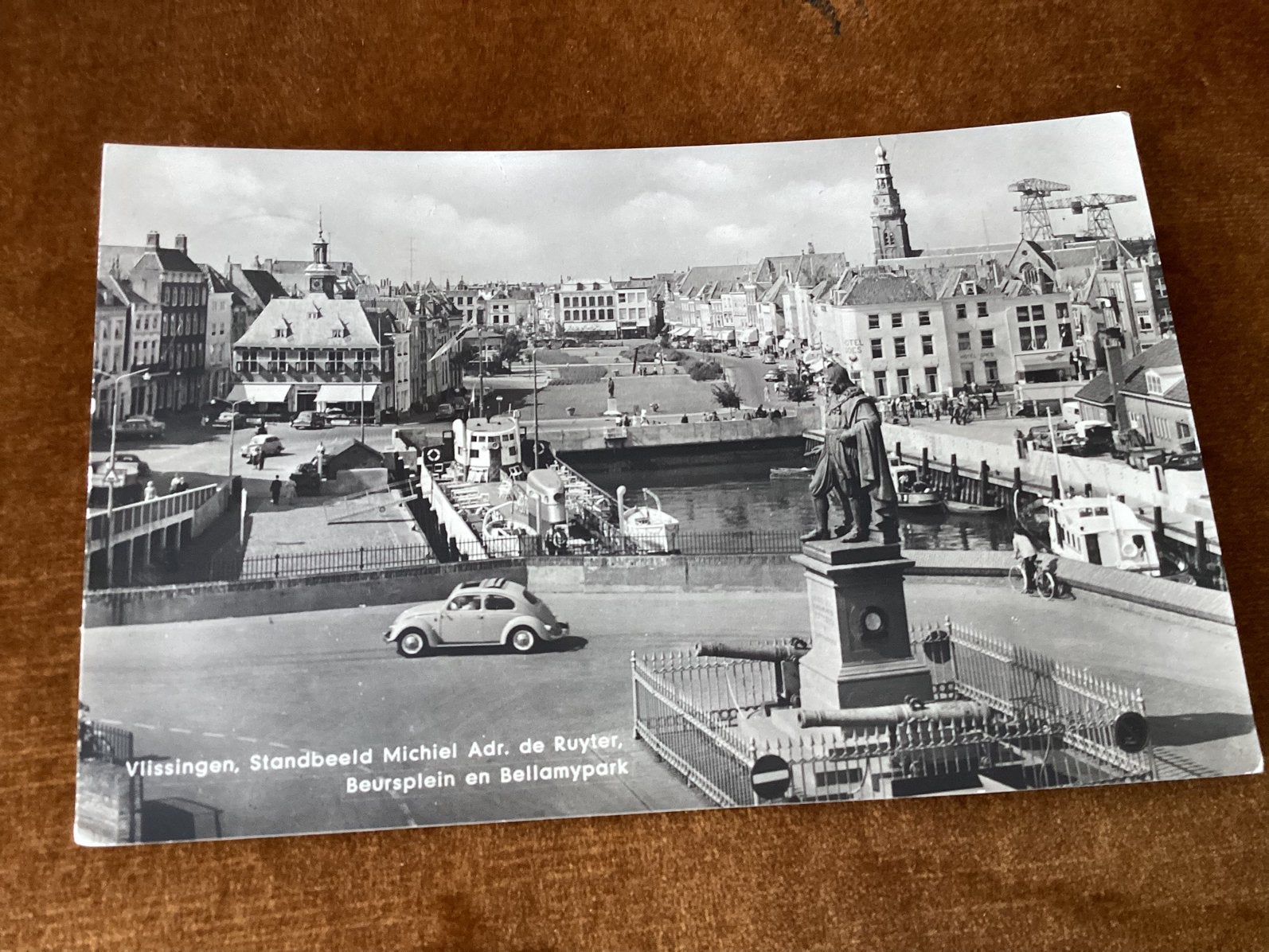 Vlissingen.Standbeeld de Ruyter, Beursplein, Bellamypark., Verzamelen, Ophalen of Verzenden, 1960 tot 1980, Gelopen, Zeeland