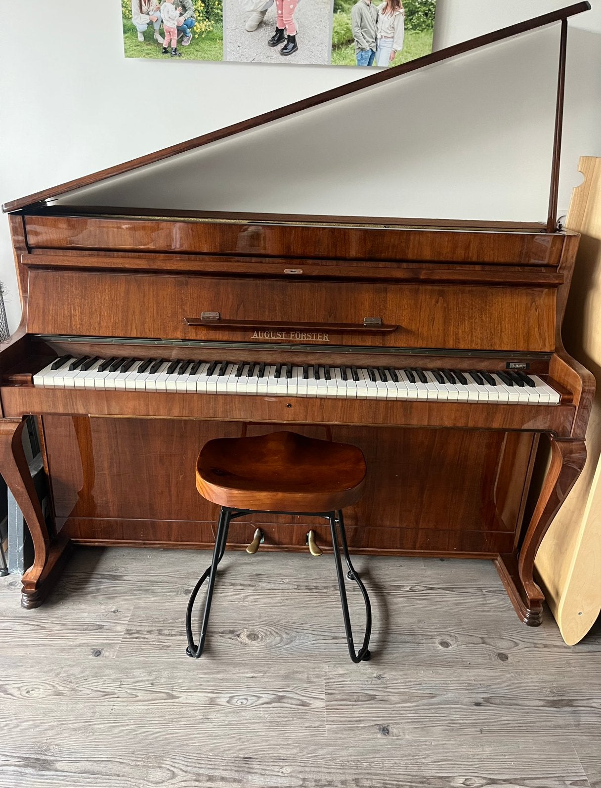 August Fürster piano, Muziek en Instrumenten, Piano's, Ophalen, Gebruikt, Bruin, Piano