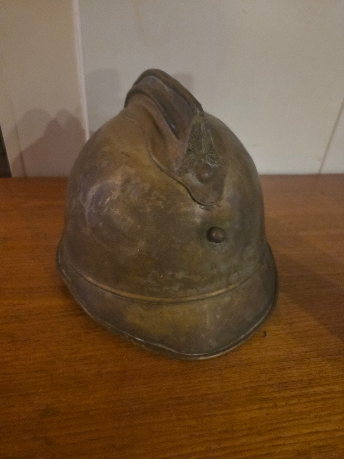 Franse Adrian helm - Eerste Wereldoorlog, Ophalen of Verzenden, Landmacht, Overige gebieden, Helm of Baret
