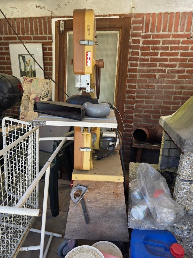 Lindzaag machine scheppach - KOPPELING KAPOT, Ophalen, Gebruikt, 1200 watt of meer, 70 mm of meer