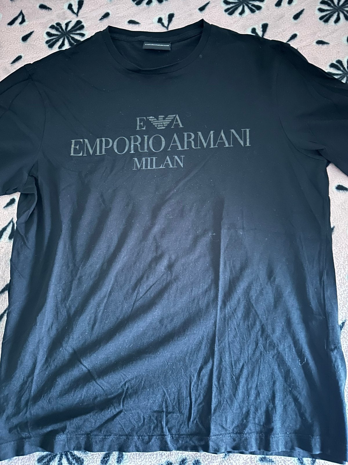 Armani shirt, Ophalen of Verzenden, Zo goed als nieuw, Maat 46 (S) of kleiner, Zwart